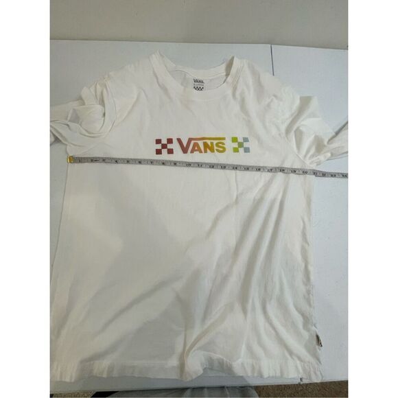 Vans men’s white long sleeve tshirt x large - Picture 3 of 5